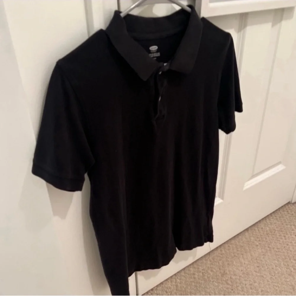 3/$19 Old Navy black school uniform shirt sleeve polo shirt